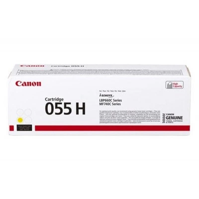 Тонер-картридж CANON Cartridge 055H Y yellow 5900 стр. (3017C002) Тонер-картридж CANON Cartridge 055H Y yellow 5900 стр. (3017C002)