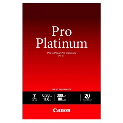 Фотобумага CANON Photo Paper Pro Platinum PT-101, A2, 300 г/м2, 20 листов, односторонняя, глянцевая (2768B067)