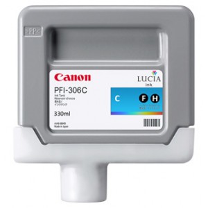 Картридж CANON PFI-306C Cyan 330 мл (6658B001)