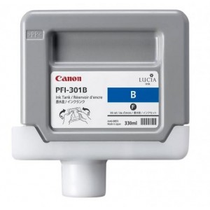 Картридж Картридж CANON Blue PFI-301B (синий) пигментный