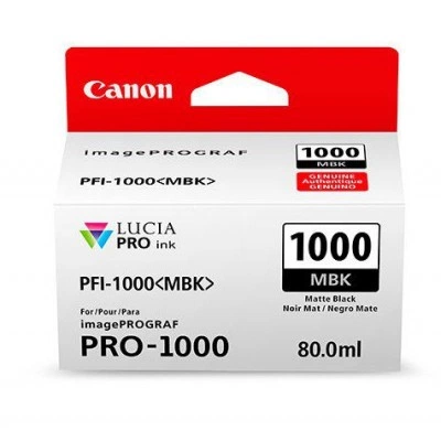 Картридж CANON PFI-1000MBK Matte Black 80 мл (0545C001) Картридж CANON PFI-1000MBK Matte Black 80 мл (0545C001)